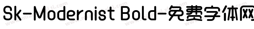 Sk-Modernist Bold字体转换